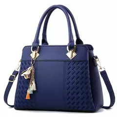 Imagem do Gusure-Luxo Crossbody Bag com Tassel para Mulheres, Pendurado, Grande Capacidade, Bolsas de Ombro Femininas, Tote Bordado, Bolsa