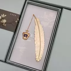 Harried potter requintado marcador de pena de ouro pomo hogwarts hufflepuff ravenclaw slytherin grifinória pingente borla marcador - loja online