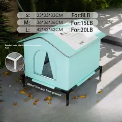 Casa para cães e gatos vadios, à prova d'água, ao ar livre, inverno, quente, para animais de estimação, camas de dormir, dobrável, lavável, para cães pequenos, suprimentos para cachorros - Wolf Magazine