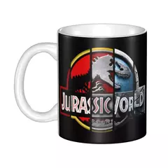 Dinossauro personalizado World Jurassic Park Canecas DIY Horror Movie Ceramic Ch - comprar online