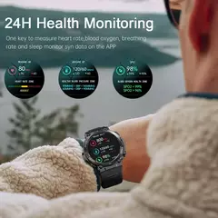 MEVADEN-Relógio Inteligente de Chamada Bluetooth para Homens, Rastreador de Fitness Esportivo, Monitor Cardíaco, Smartwatch 1.39 "HD para Android, IOS, K56, 400mAh