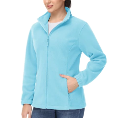 Tacvasen jaquetas de flanela de inverno das mulheres completa zip up jaqueta de lã quente casaco com zíper bolso jaqueta casual streetwear outwear feminino na internet