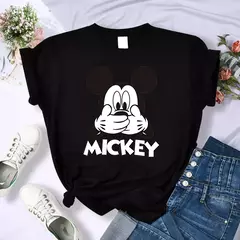 Camisetas estampadas Disney Mickey Femininas, Anos 90, Y2k, Minnie Mouse, Streetwear, Roupa Feminina, Camiseta Kawaii, Moda - comprar online