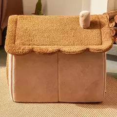 Casa dobrável para animais de estimação, removível, lavável, para gatos, filhote de cachorro, sofá, cama para animais de estimação, para cães extra pequenos e gatos pequenos e médios - Wolf Magazine