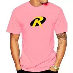 Camiseta de super-herói com Batmans Sidekick para homens e crianças, quadrinhos, logotipo Robin, moda Harajuku, camiseta clássica - loja online