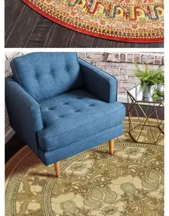 Tapete Home Retro americano para sala de estar, área grande, tapete antiderrapa - loja online