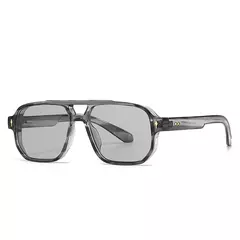 Imagem do SHAUNA-Retro Double Bridges Square Sunglasses para homens e mulheres, gradiente tons, designer de moda, rebites óculos de sol, UV400