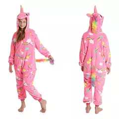 Children Stitch Pijama de flanela, Unicórnio Kigurumi Onesies, Blanket Sleepers, Kigurumi, Crianças, Meninos, Meninas, Bebê, Inverno - loja online