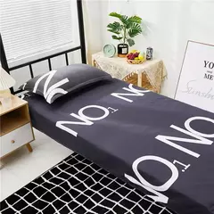 Lençóis modernos de algodão poliéster, Roupa de cama, Colcha para cama de solteiro, Tecido caseiro, 120x210cm, 1pc - Wolf Magazine