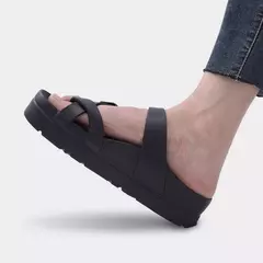 Pallene-Sandálias femininas de plataforma tamancos, chinelos de sola grossa, sandálias femininas de praia ao ar livre com suporte de arco, sapatos macios de EVA