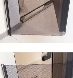Imagem do Cerca retrátil automática para portão de animais de estimação, cerca para cães e gatos, escada interna, rede de isolamento, cerca de segurança, produtos para animais de estimação