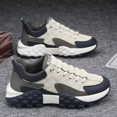 Tênis ortopédicos leves para homens, calçados esportivos, corrida, caminhada, lazer, sapatos para pais, versátil, aumento de altura, antiderrapante, sola grossa