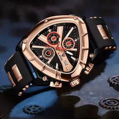 Imagem do LIGE-Relógio impermeável masculino do esporte, quartzo, relógios de pulso, negócios, relógios de pulso Big Dial, Relogio masculino com caixa, original, luxo