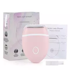 Depiladora elétrica da remoção do cabelo do corpo Facial para mulheres, senhora perna biquíni aparador, molhado e seco aparador, axilas, barbeador - loja online