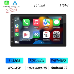 Imagem do Bqcc 4core 2 din rádio do carro androidauto carplay android 13 gps áudio do carro 7 "/9"/10 "wifi bt ips reprodutor multimídia automotivo