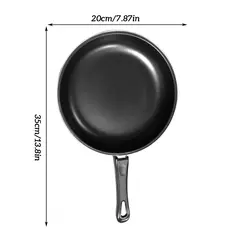 Imagem do Mini frigideira antiaderente grossa, Fritadeira Flat Iron Pancake and Egg, Panelas de cozinha, 20 cm, 25 cm, 30cm