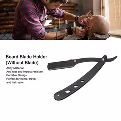 Lâmina de aço inoxidável dobrável para homens, navalha antiquada, raspador manual, raspador de rosto, barbeiro, corpo, faca de depilação facial, nova - Wolf Magazine