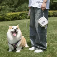 Tigelas dobráveis espessadas para animais de estimação, tigelas duplas para uso externo, utensílios de mesa para viagem, tigelas alimentares para cães, suprimentos para animais de estimação, tigelas portáteis para cães - loja online