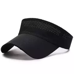 Verão Respirável Air Sun Chapéus Homens Mulheres Viseira Ajustável Proteção UV Top Vazio Solid Sports Tennis Running Sunscreen Cap Hat na internet