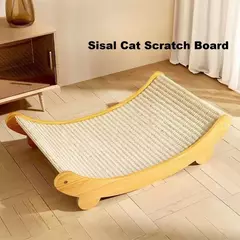 Fácil de usar produto para animais de estimação gato arranhando post sisal gato arranhando cama placa combo antiderrapante lounge móveis protetor para gatos
