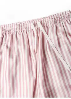 Calções de cintura alta listradas de luxo feminino, calças curtas femininas, roupa de verão, K1433W, Em Stock - comprar online