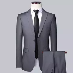 Alta qualidade (blazer + colete + calças) homens simples negócios elegante moda entrevista de trabalho cavalheiro terno fino 3 peças terno - comprar online