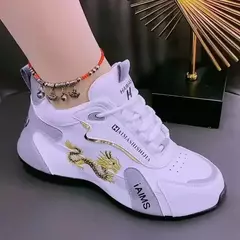 Imagem do Mulheres designer tênis 2024 verão couro à prova dwaterproof água sapatos esportivos casuais feminino leve respirável antiderrapante sapatos de plataforma