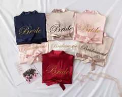 Vestido de dama de honra para mulheres, roupão sexy, roupão curto, quimono casual, design de flores, tamanho m, l, xl - loja online