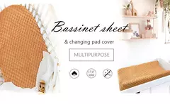 Bebê Minky Basinet Folha Macio Stretchy Craddle Sheets Universal Fit Para Berço Colchão Pad Ampulheta Para Boys & Girls - comprar online