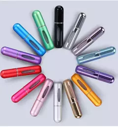10 pçs/lote 5ml mini garrafa de perfume recarregável com bomba de perfume spra na internet