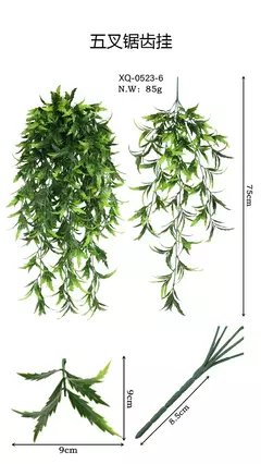 Persian Fern Leaves Vines, Planta Artificial Pendurada, Folha De Plástico, Grama, Festa De Casamento, Parede, Varanda, Decoração De Quarto De Casa, 90cm - Wolf Magazine