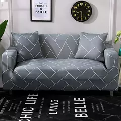 Tampa colorida elástica do sofá para a sala de estar, tudo incluído, poeira-prova, antiderrapagem, tampa universal do sofá, tampas do sofá, 1, 2, 3, 4 Seater na internet
