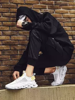 Tênis de malha respirável masculino, Sapatos casuais volumosos, Luxo, Clássicos, Tendências originais, à venda, Primavera, Outono, 2022 - comprar online