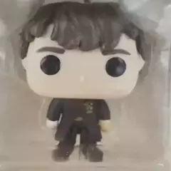 Funko pop chaveiro HAPPY POTTER HEDWIG ALBUS DUMBLEDORE DOBBY figuras de ação de vinil brinquedos