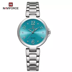Naviforce relógio de pulso feminino, pulseira de aço inoxidável, impermeável, quartzo, romântico, marca superior, 2023 na internet