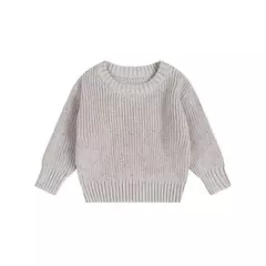 Outono bebê 0-6y meninos meninas camisola de malha roupas da criança infantil crianças malhas algodão macio inverno manga longa pulôver do bebê topos - comprar online