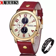 Curren-Relógio Quartz Masculino, Relógios de Fábrica, Moda de Luxo, Relógio de pulso casual, Data Watch - Wolf Magazine