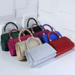 Bolsa leve bordada para mulheres, bolsa de luxo com corrente de sling, sensação alta, vestido de festa de casamento - Wolf Magazine