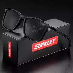 SUPKLEY Óculos De Sol Esportivos para Homens Polarizados Confortável Desgaste Quadrado Óculos de Sol Masculino Light Weight Eyewear Acessório com Origina
