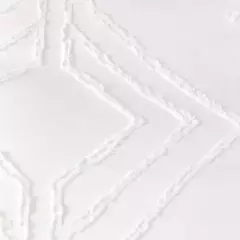 Wostar verão branco pitada plissado capa de edredão 220x240cm luxo cama casal colcha conjunto cama rainha king size consolador capa - comprar online