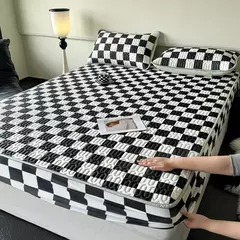 Esteira refrigerando natural do látex para a cama, sentimento fresco macio, folha cabida e fronha, tampa do colchão, esteiras do verão da categoria A - Wolf Magazine
