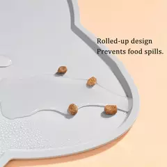 Silicone pet alimentação cão gato tigela comida esteira antiaderente à prova dwaterproof água almofada de alimentação de alimentos para animais de estimação filhote de cachorro alimentador bandeja almofada de água - comprar online