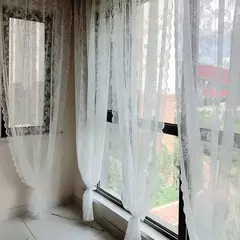 Cortina De Renda Francesa Com Tule Branco, Persianas, Sala De Estar E Suprimentos Do Quarto, Tela Respirável, Festa De Casamento, Decoração De Casa na internet