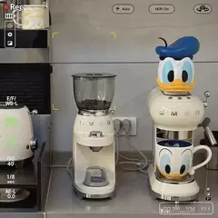 Disney pato donald dos desenhos animados boneca poupança pote mudança jar mickey mouse figura de ação modelo cofrinho anime criança brinquedos presentes - Wolf Magazine