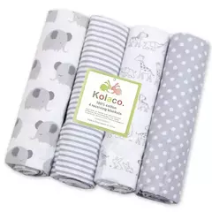 4 pcs/pacote 100% algodão recebendo cobertor do bebê recém-nascido 76x76cm lençol do bebê supersoft cobertor swaddle na internet