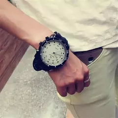 Times Unisex Mulheres Homens Relógio De Pulso Esportes Relógios Outdoor Fashion Quartz Watch Large Round Dial Relógio De Pulso na internet