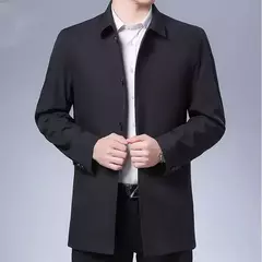 Imagem do Casacos masculinos emendados de cor sólida soltos casuais, tops coreanos grandes, jaquetas com todo o fósforo, roupas da moda, outono, novo, 2023