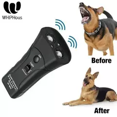 Dispositivo ultrassônico para treinamento de cães, dissuasor eletrônico para cães/dispositivos de controle de latidos, ferramenta de treinamento para parar de latir, repelente sônico para cães
