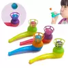Plastic Blow Pipe and Balls for Kids, Blowing Sports Games, Brinquedos para crianças, Girls Gift, Cor aleatória, 10pcs, Conjunto