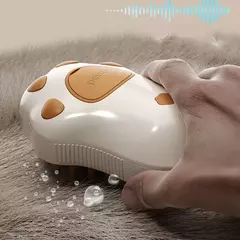 Escova vaporosa 3 em 1 para animais de estimação, escova a vapor para gatos, spray elétrico, escova de cabelo para gatos, pente, massagem, ferramenta de aliciamento de animais de estimação, suprimentos de cabelo solto - comprar online
